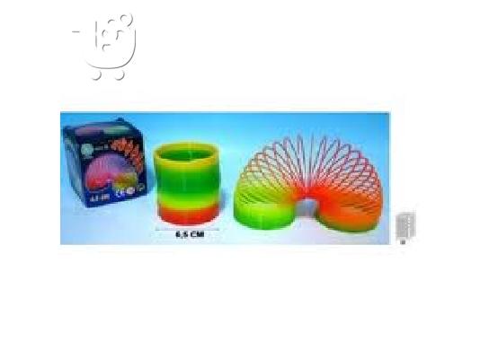 PoulaTo: SPRINGSPIRALE, RAINBOW SPRING 6,5CM